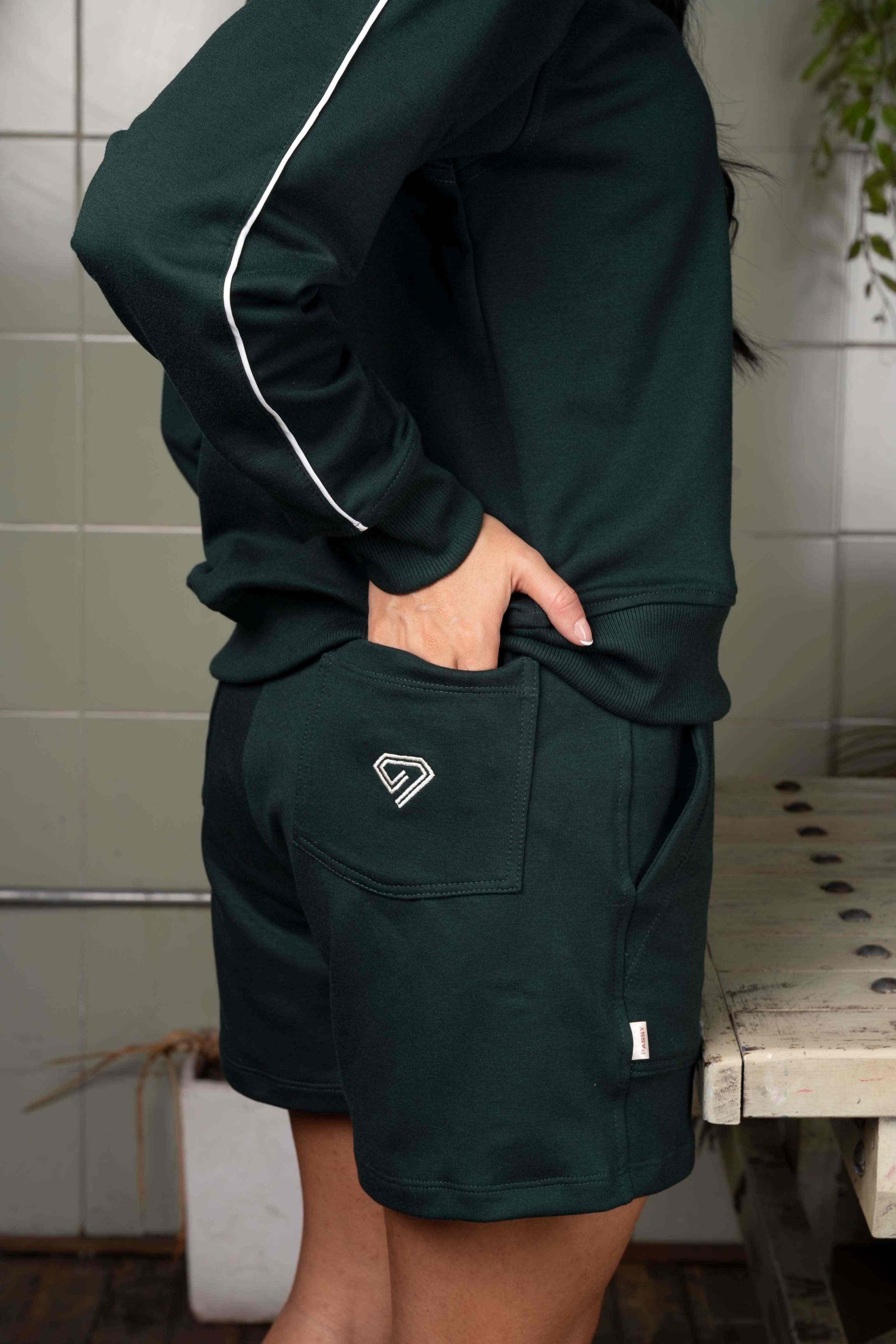 Set Alma Verde Esmeralda De Buzo y Short