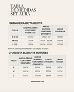Set Aura de Chaqueta y Sudadera Arena Oscuro